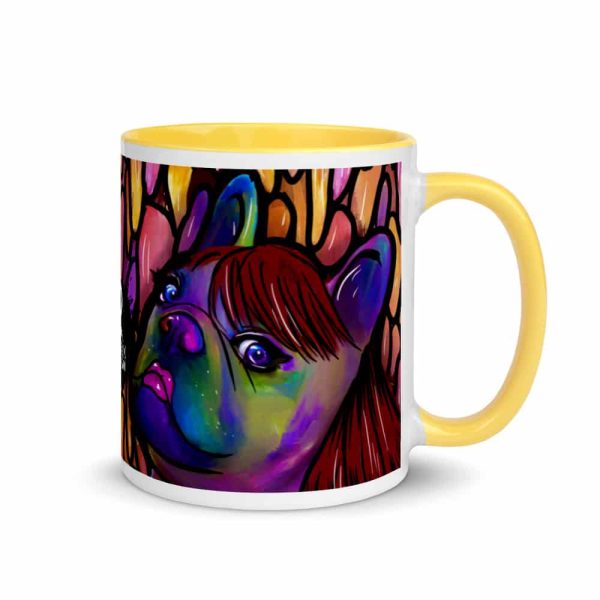 HC Colorful Bulldog Mug with Color Inside - Image 56