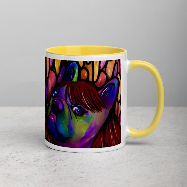 HC Colorful Bulldog Mug with Color Inside - Image 63