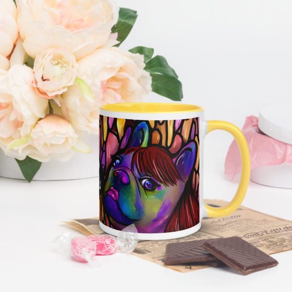 HC Colorful Bulldog Mug with Color Inside - Image 71