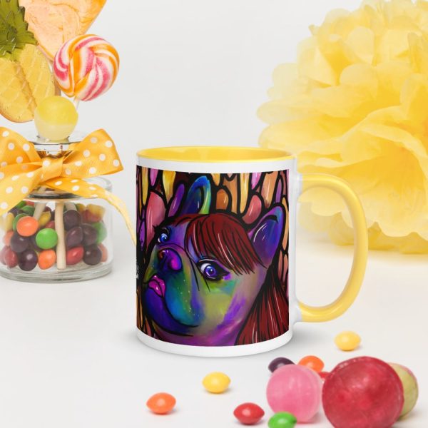 HC Colorful Bulldog Mug with Color Inside - Image 73