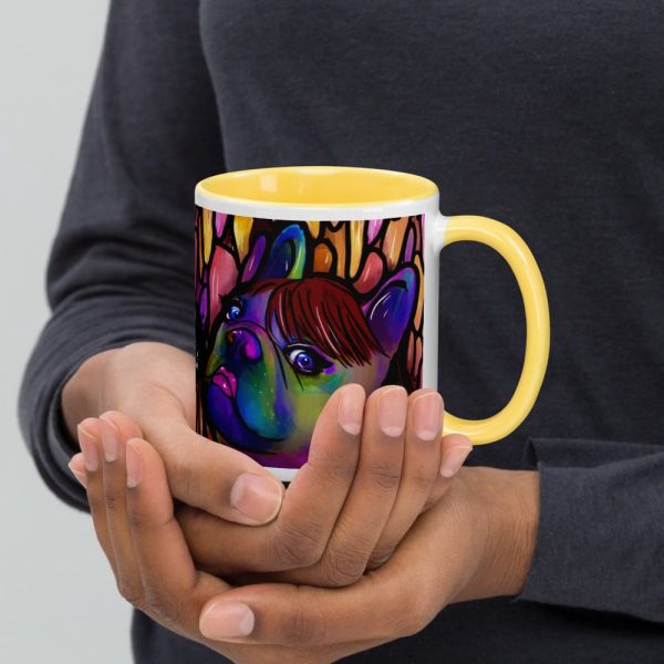 HC Colorful Bulldog Mug with Color Inside - Image 75