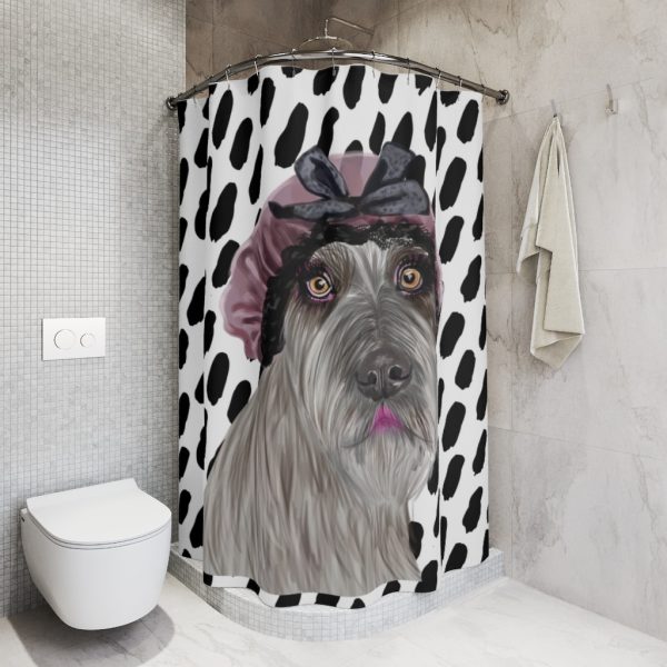 HD Shower Curtain Dog Beauté - Image 4