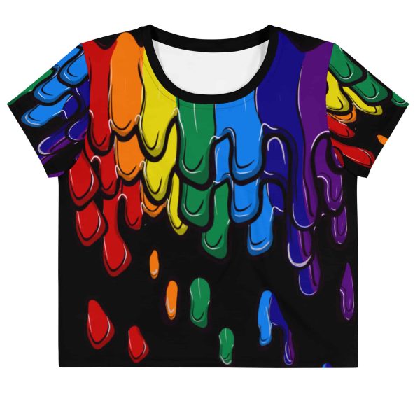 HC Crop Tee Melted Pride