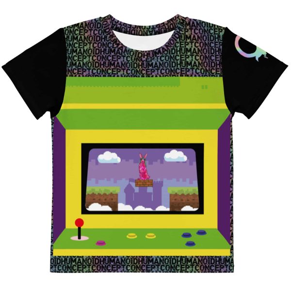 HC Crew Neck T-Shirt Rabbit In Arcade Machine