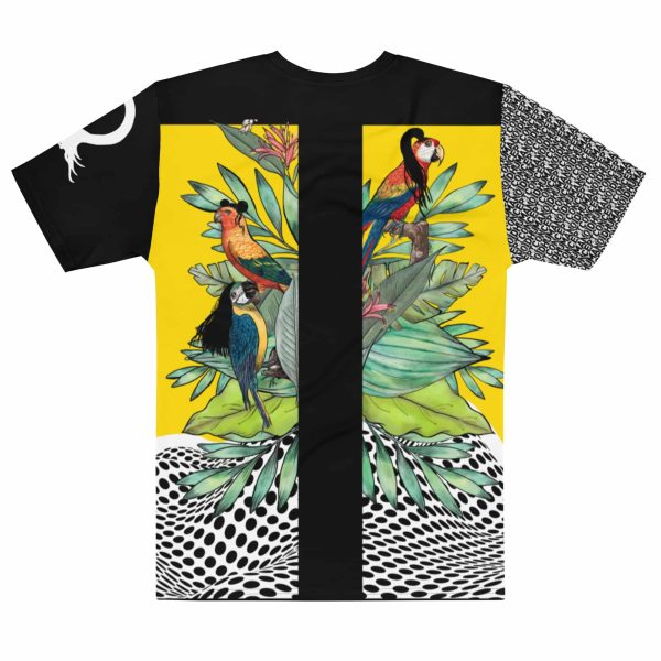 HC Men’s T-Shirt Parrots Op Art - Image 2