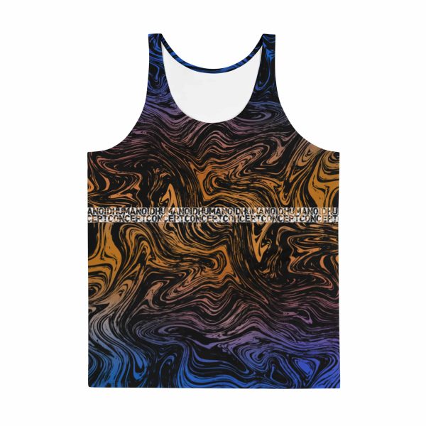 HC Unisex Tank Top Yellow Lava