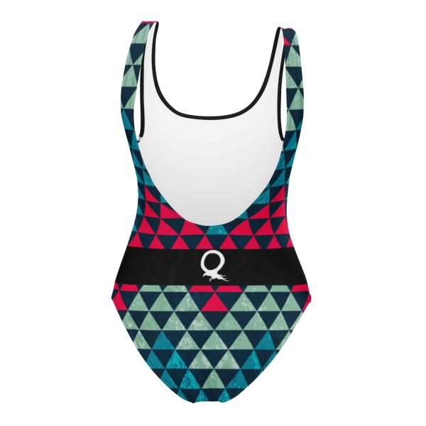 HC One-Piece Swimsuit Zig Zag Triangle - Image 4