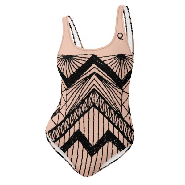 HC One-Piece Lace Skin Swimsuit