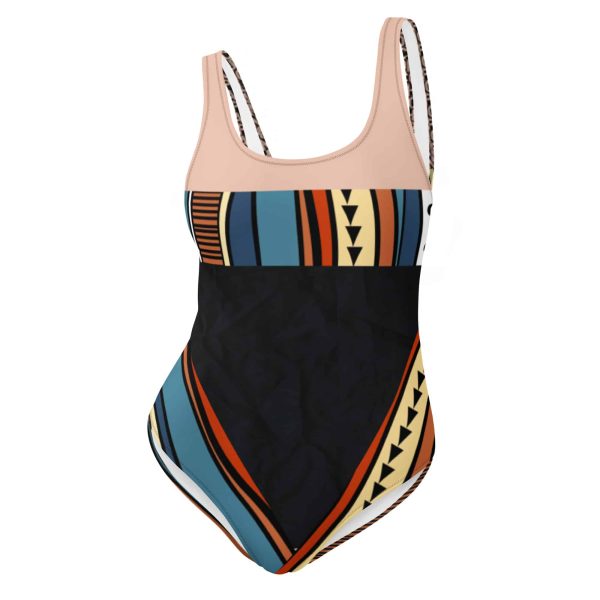 HC One-Piece Swimsuit Tribal Stripes