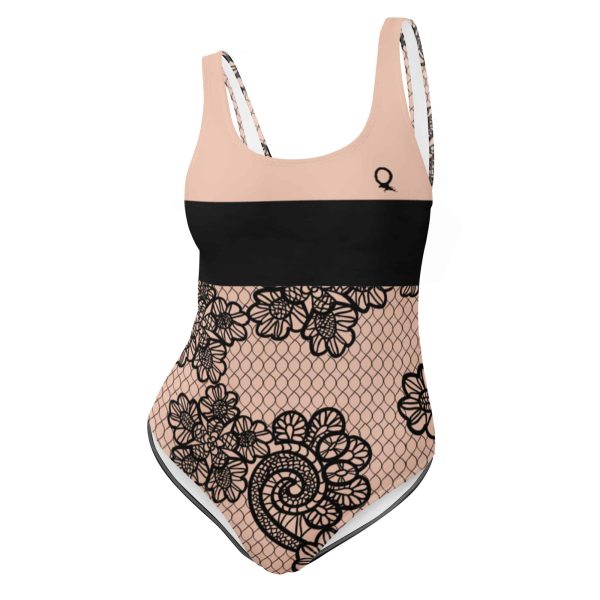 HC One-Piece Swimsuit Tribal Lace Skin