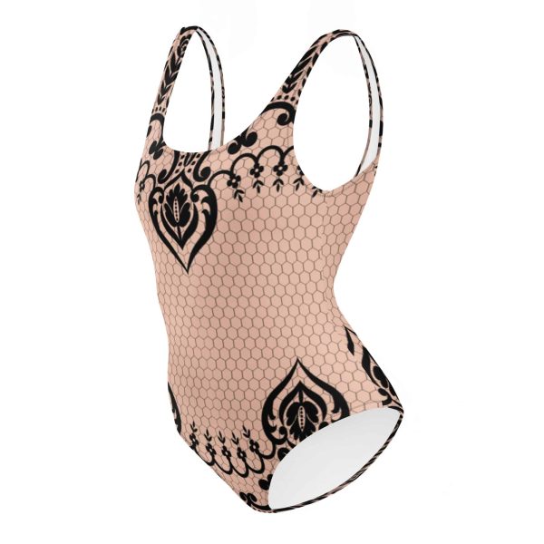 HC One-Piece Swimsuit Nude Lace - Image 3