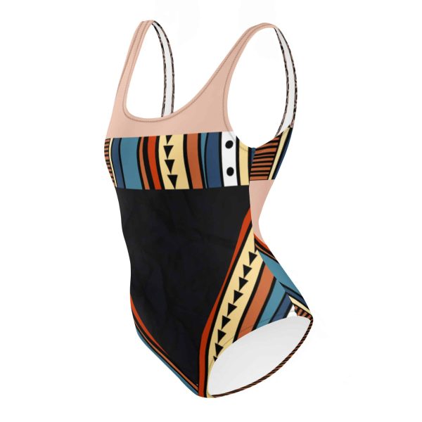 HC One-Piece Swimsuit Tribal Stripes - Image 3