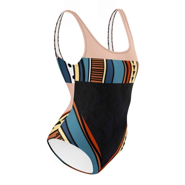 HC One-Piece Swimsuit Tribal Stripes - Image 2