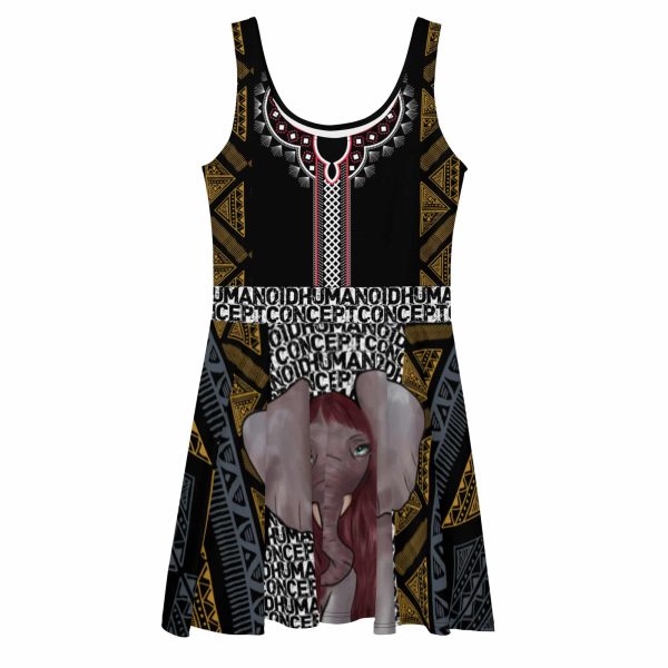 HC Skater Dress Elephant Tribal