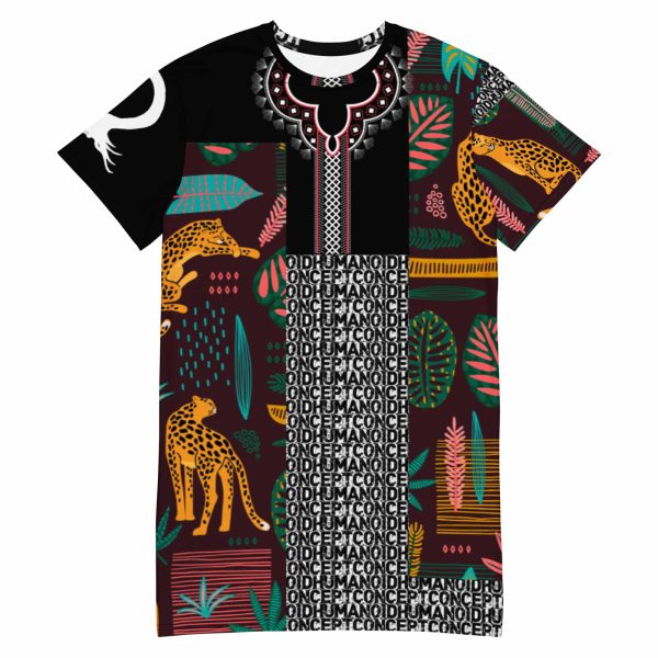 HC T-Shirt Dress Tribal Jungle