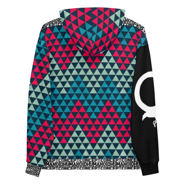 HC Unisex Hoodie Zig Zag Triangles - Image 2