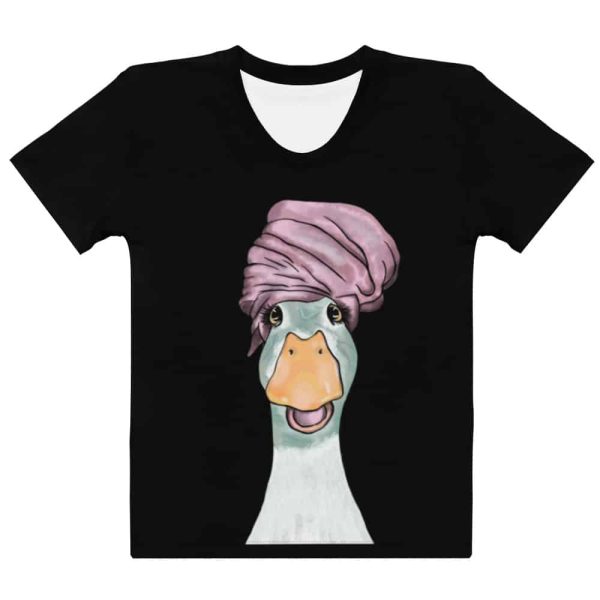 HC Women's T-shirt Duck Head Wrap Towel