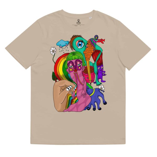 HC Unisex Organic Cotton T-Shirt Draw The Crazy World - Image 11