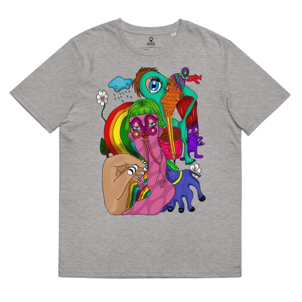 HC Unisex Organic Cotton T-Shirt Draw The Crazy World - Image 13