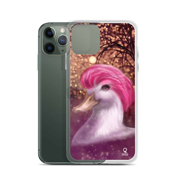 iPhone Case Pink Duck In The Lake - Image 5