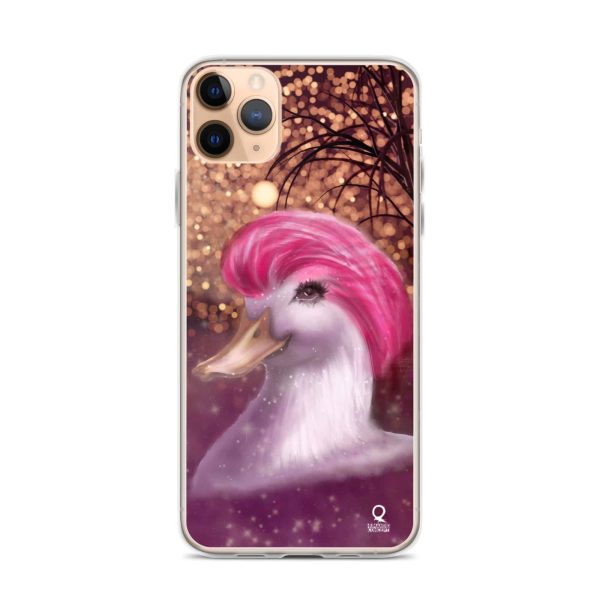 iPhone Case Pink Duck In The Lake - Image 6