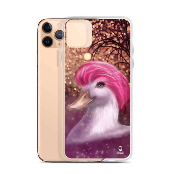 iPhone Case Pink Duck In The Lake - Image 7