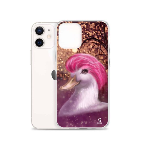 iPhone Case Pink Duck In The Lake - Image 9