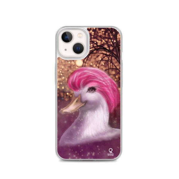 iPhone Case Pink Duck In The Lake - Image 25