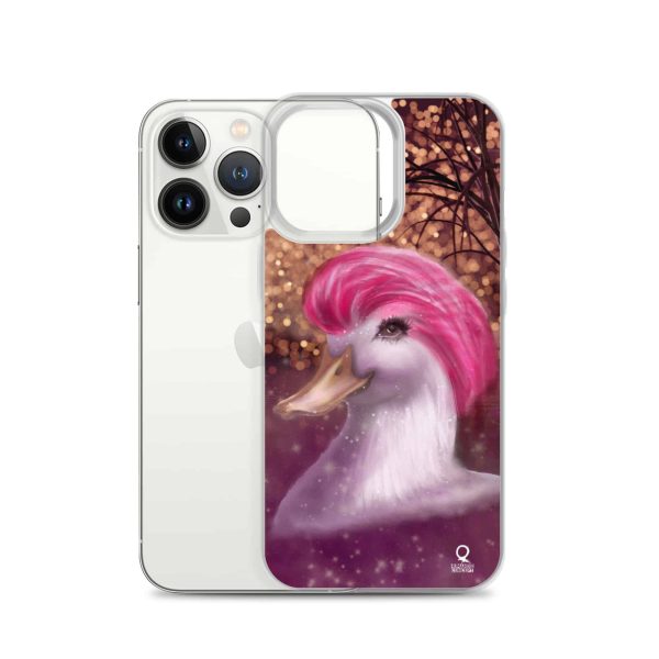 iPhone Case Pink Duck In The Lake - Image 24