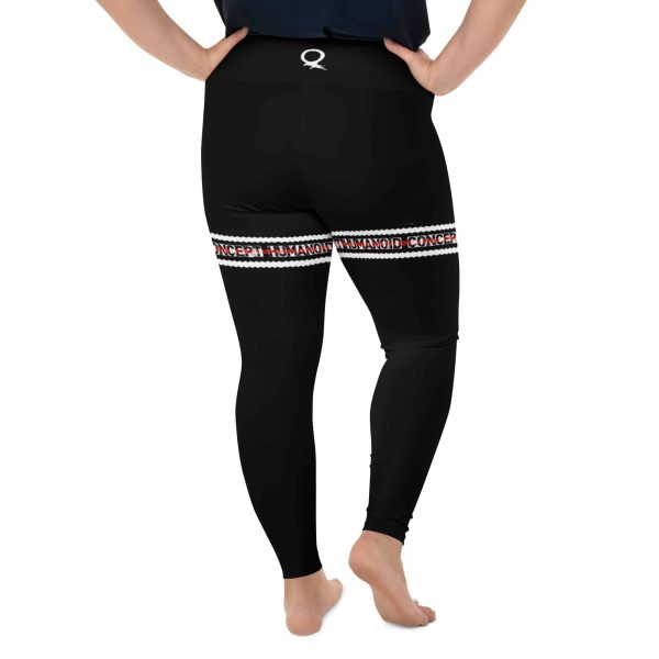 HC Plus Size Leggings Logo Tape Skirt Effect - Image 2