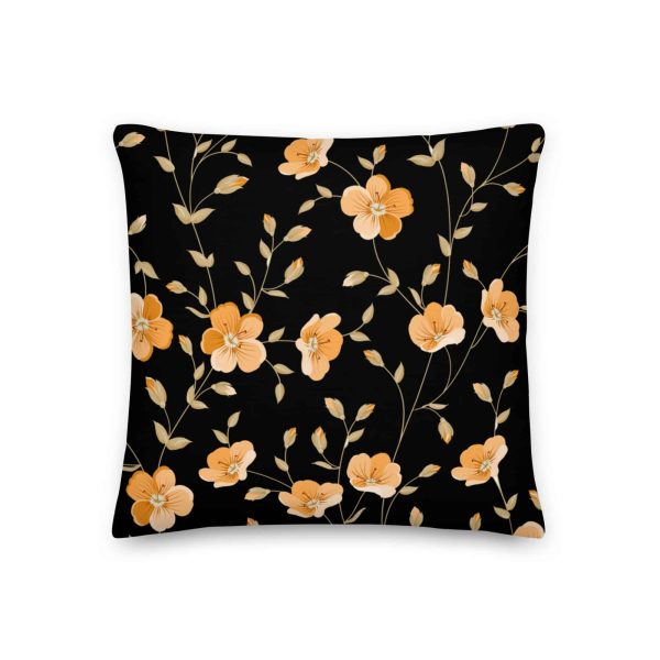 HC Premium Pillow Rabbit With Orange Flowers - Image 3