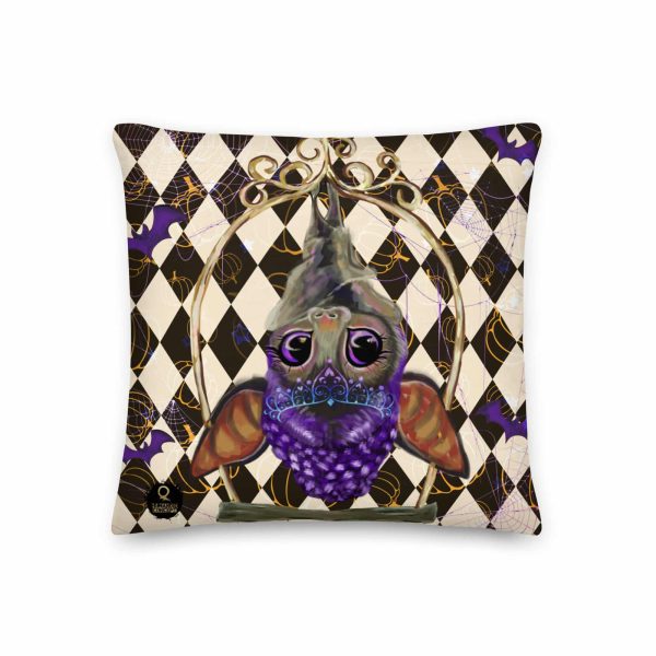 HC Premium Pillow Purple Royal Bat - Image 2