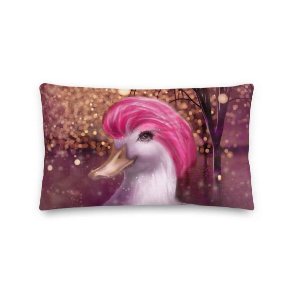 HC Premium Pillow Pink Duck In The Lake - Image 5