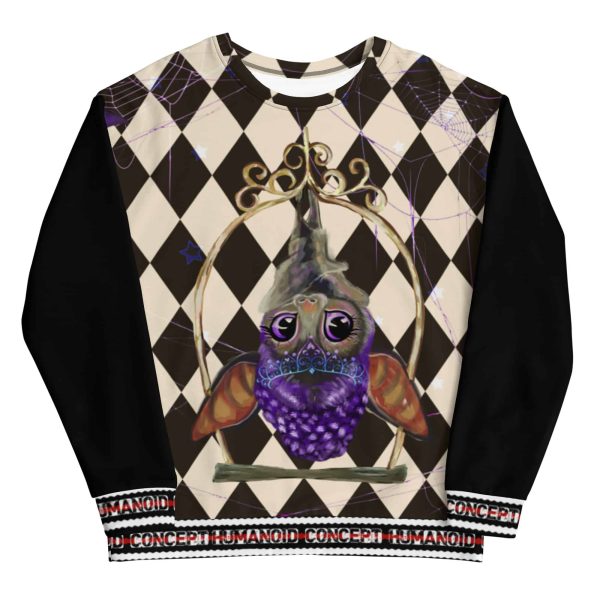 HC Unisex Sweatshirt Purple Royal Bat