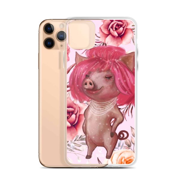 HC iPhone Case The Pig With Pink Hair - Image 7