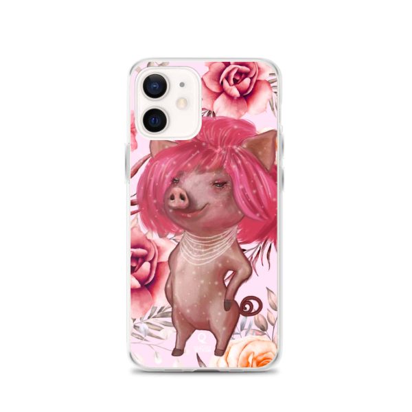 HC iPhone Case The Pig With Pink Hair - Image 8