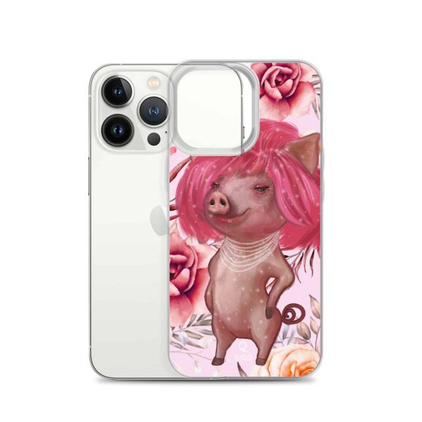 HC iPhone Case The Pig With Pink Hair - Image 24