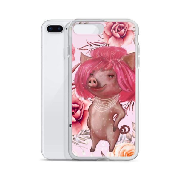 HC iPhone Case The Pig With Pink Hair - Image 17