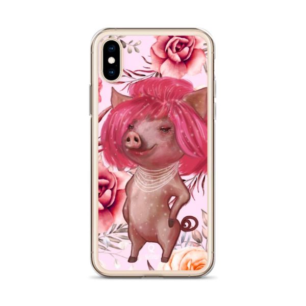 HC iPhone Case The Pig With Pink Hair - Image 31