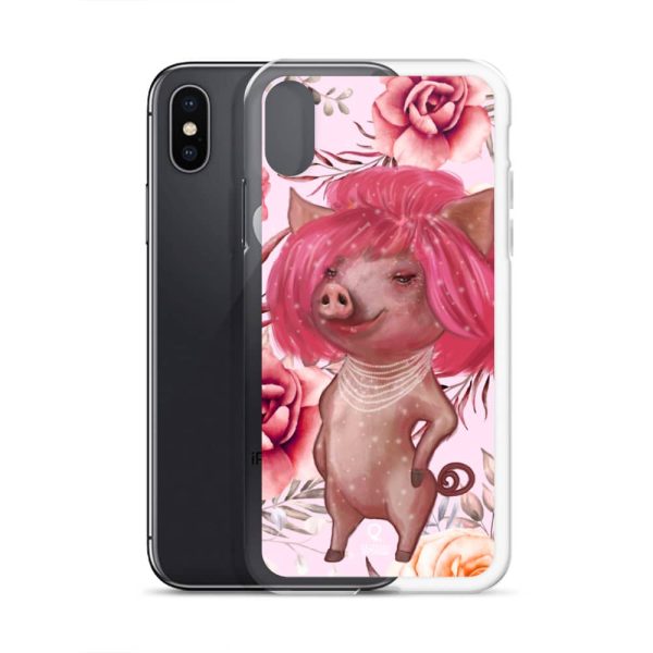 HC iPhone Case The Pig With Pink Hair - Image 30