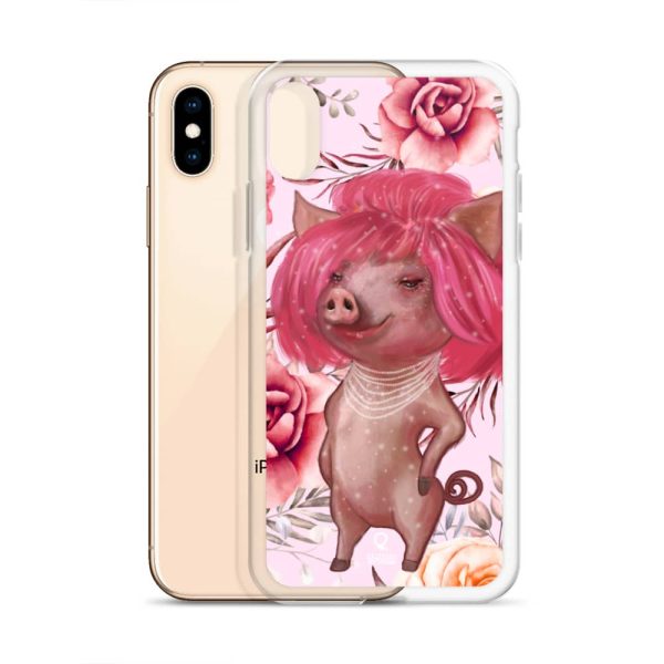 HC iPhone Case The Pig With Pink Hair - Image 32