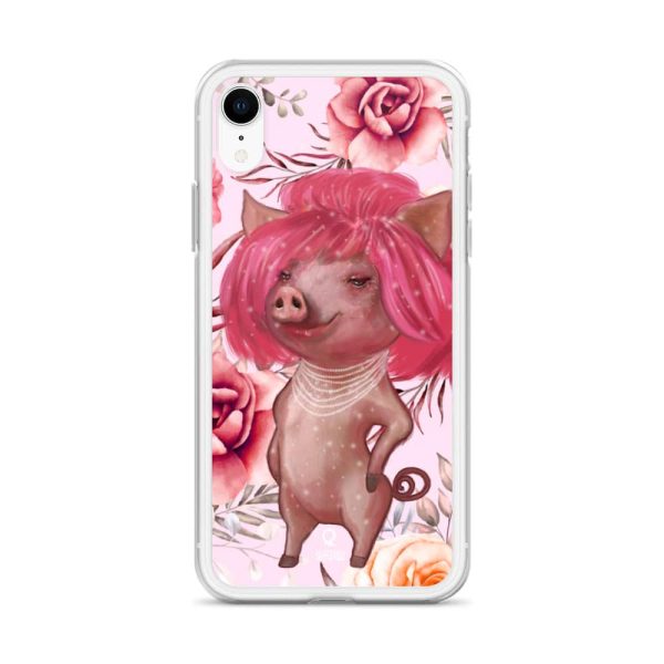 HC iPhone Case The Pig With Pink Hair - Image 35