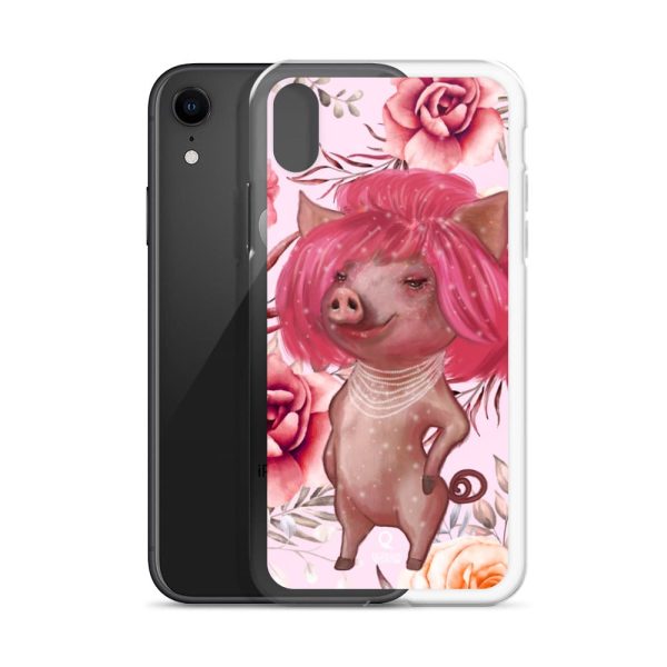 HC iPhone Case The Pig With Pink Hair - Image 34