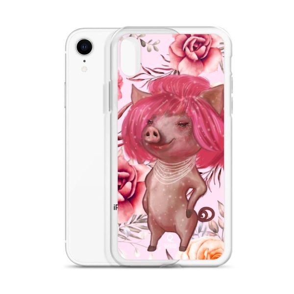 HC iPhone Case The Pig With Pink Hair - Image 36