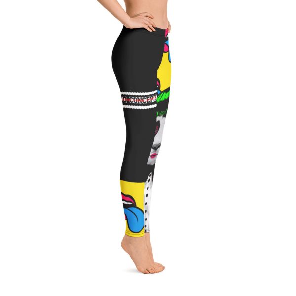 HC Leggings panda with blue tongues - Image 4