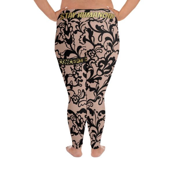 HC Plus size nude leggings lace - Image 2