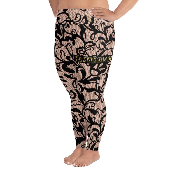 HC Plus size nude leggings lace - Image 4