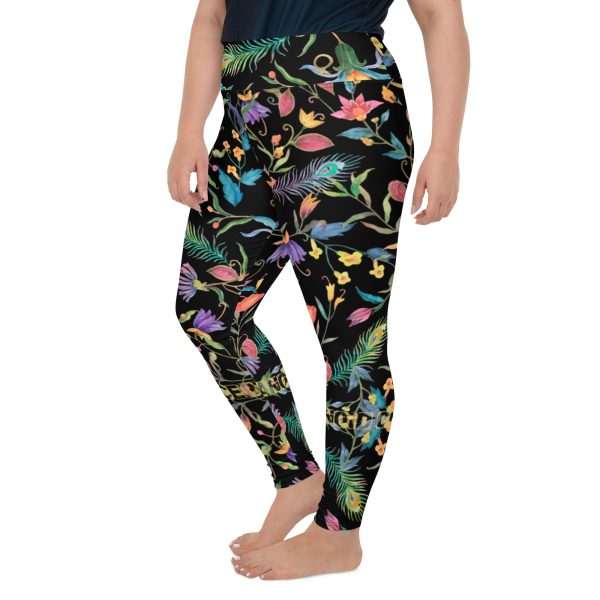 HC Plus size leggings fairy garden - Image 4