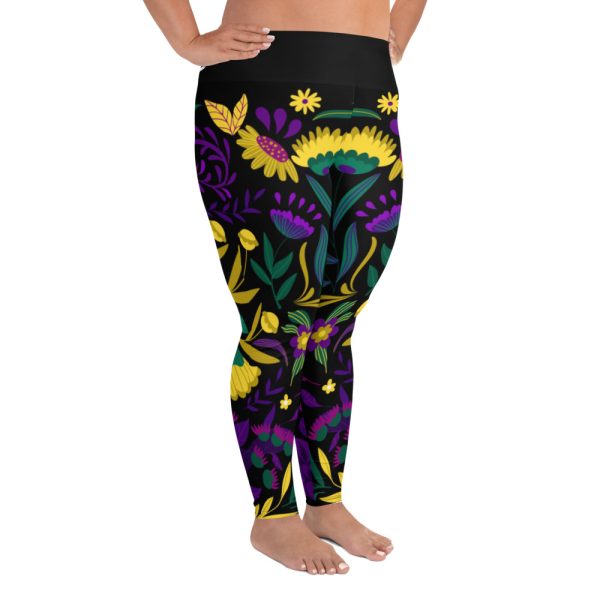 HC Plus size leggings Mexican ornaments - Image 3