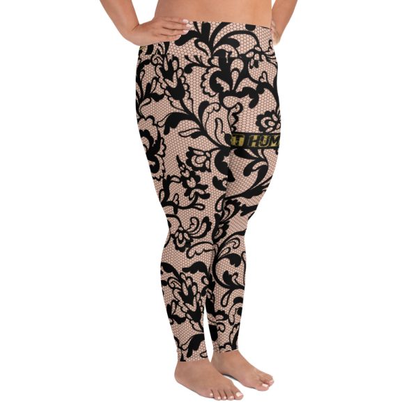 HC Plus size nude leggings lace - Image 3